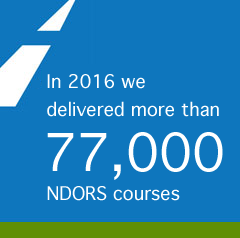 NDORS Courses statistics