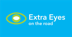 Extra Eyes logo blue