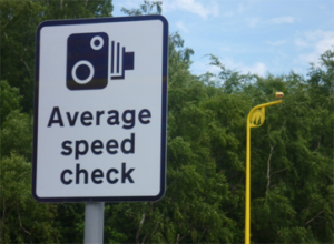 Average Speed Check sign